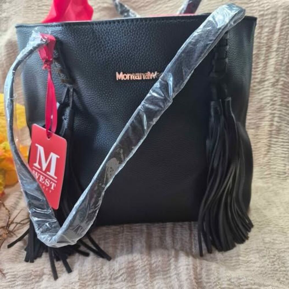 Montana West Concealed Carry Fringe Tote Bag